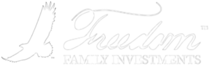 Freedom Family Investments White Logo